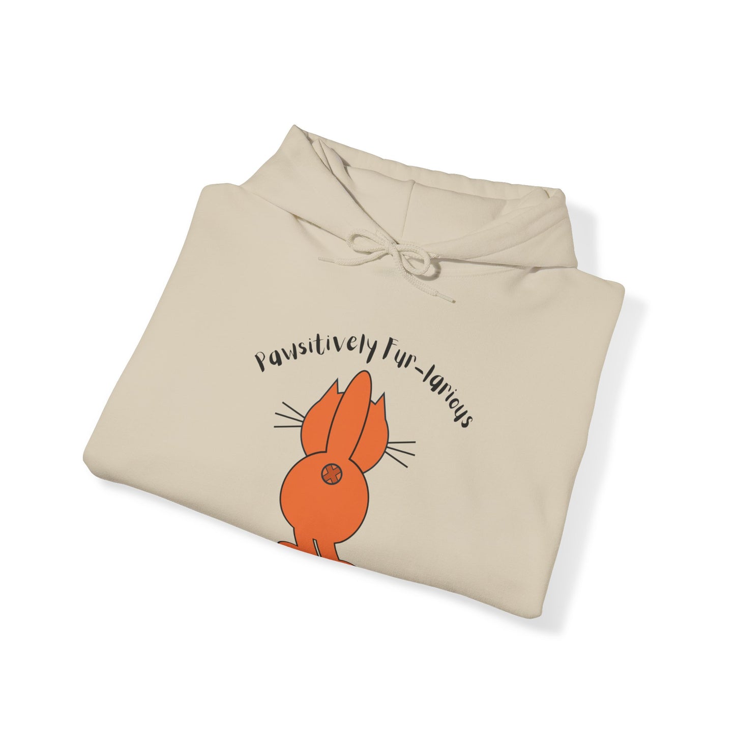 Pawsitively Fur-larious: Unisex Heavy Blend™ Hooded Sweatshirt