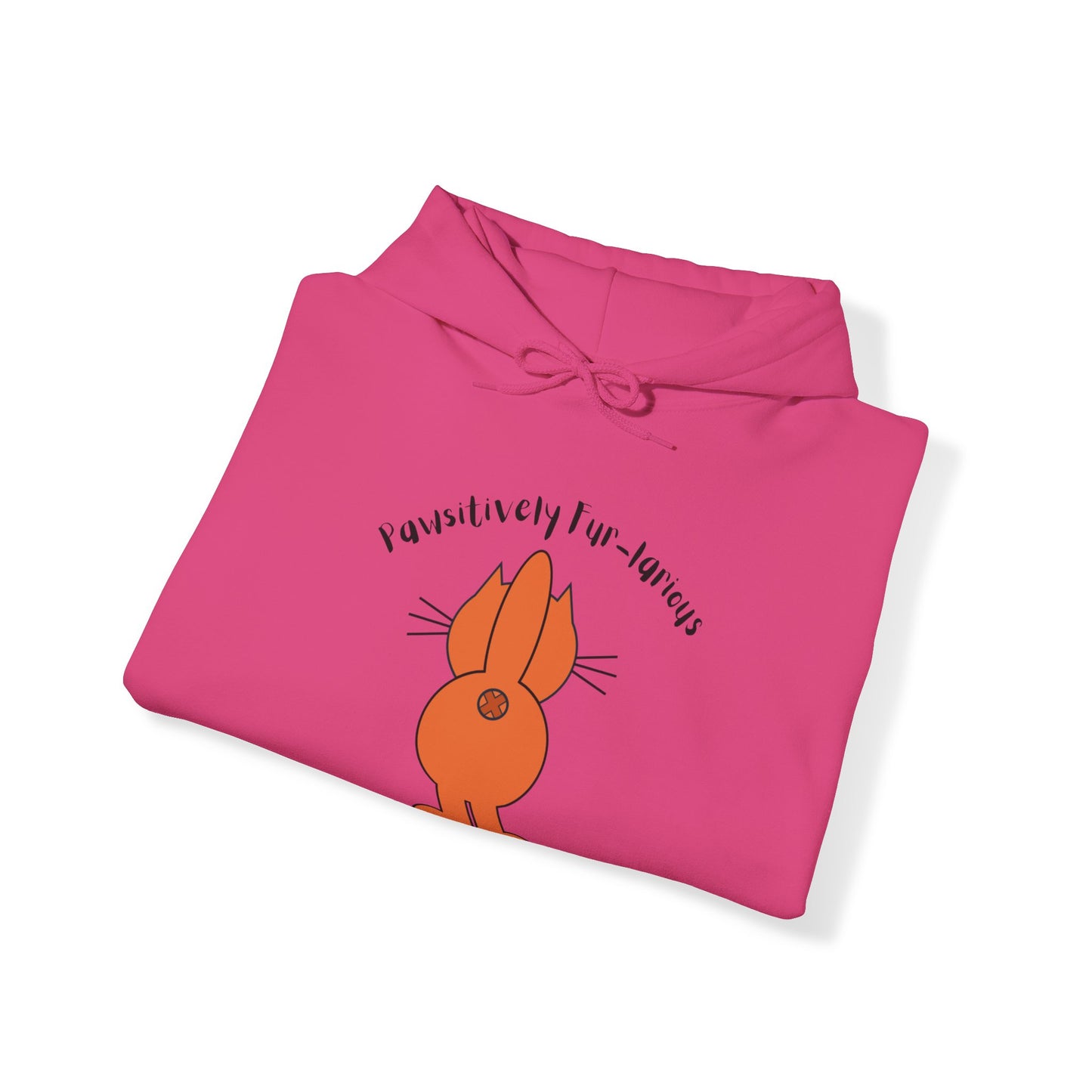 Pawsitively Fur-larious: Unisex Heavy Blend™ Hooded Sweatshirt