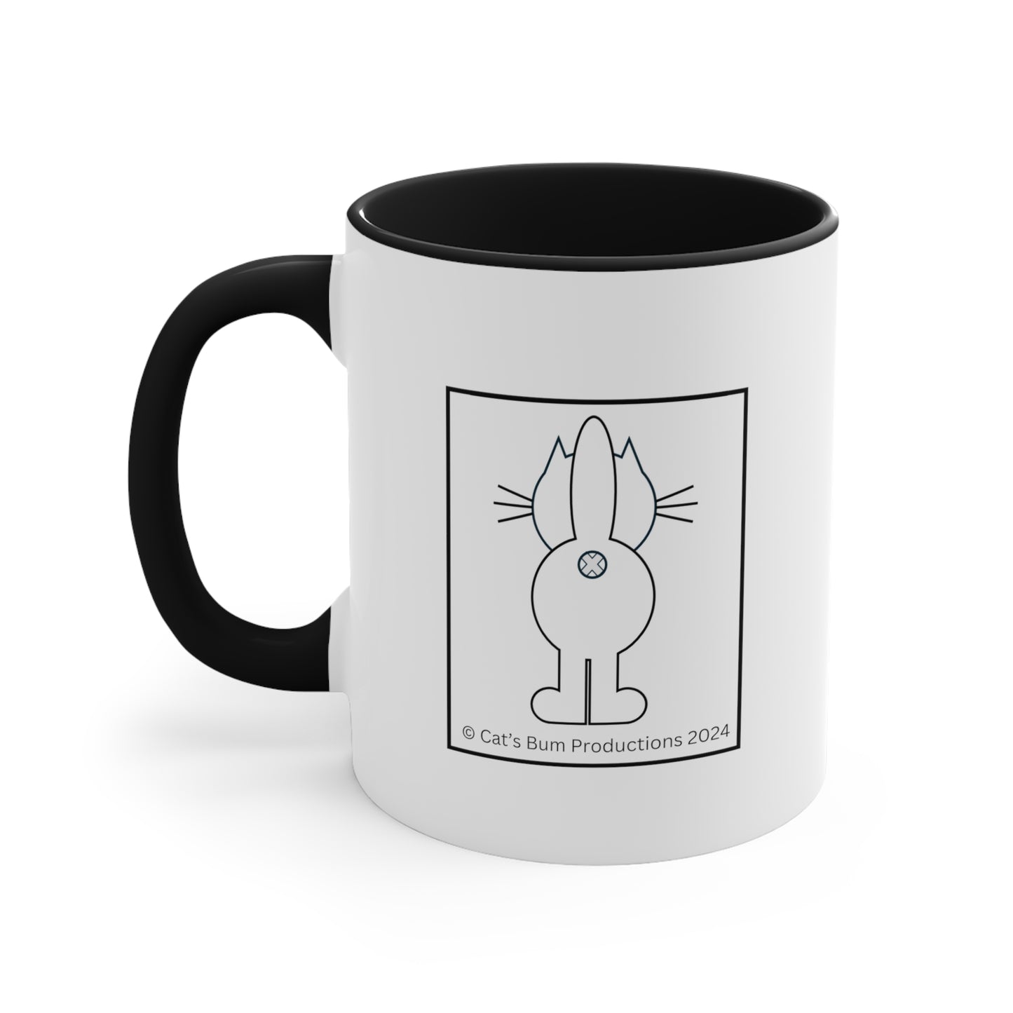 Cat's Bum Productions Original: Accent Coffee Mug, 11oz