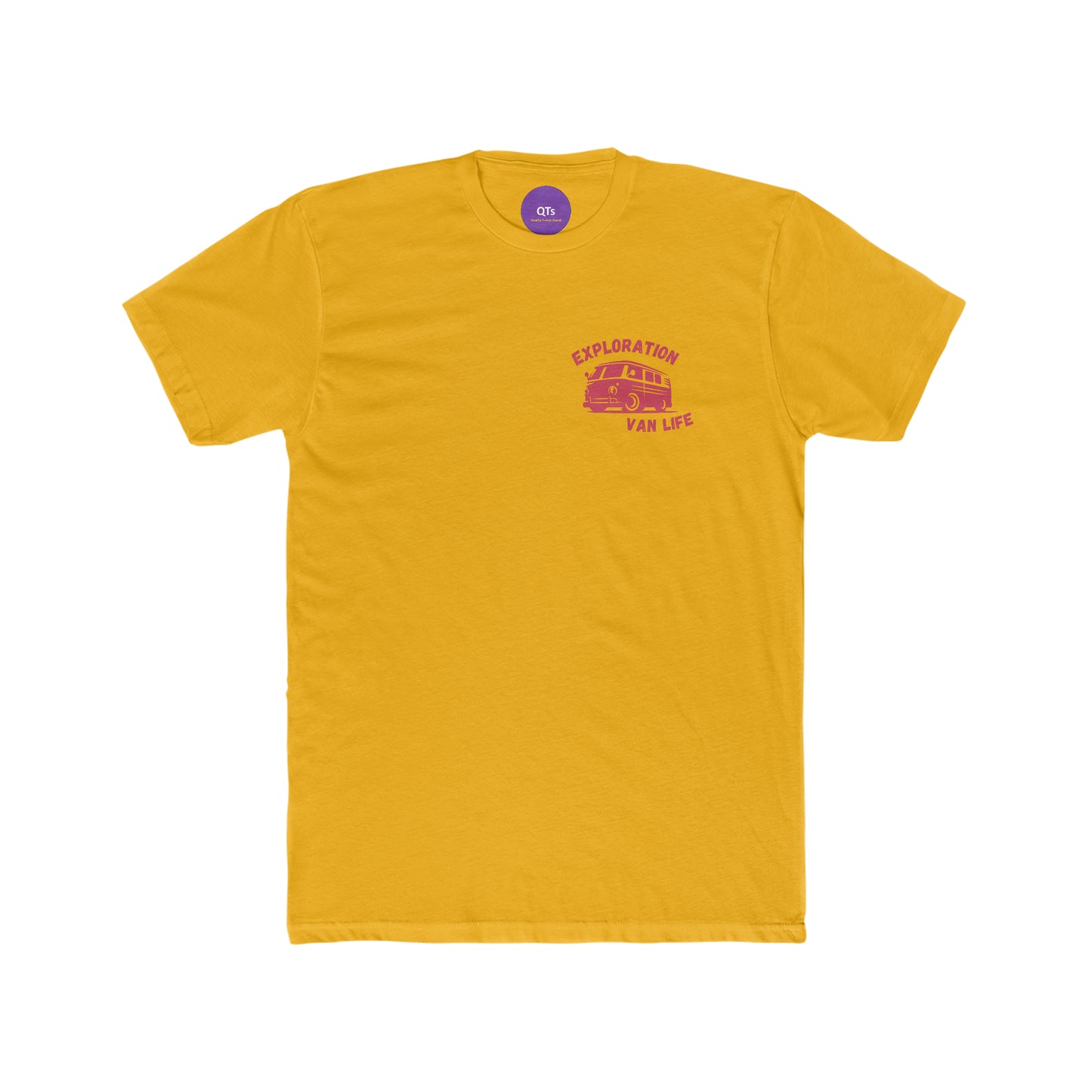 Let's Goooooooooo Camping!   Men's Cotton Crew Tee