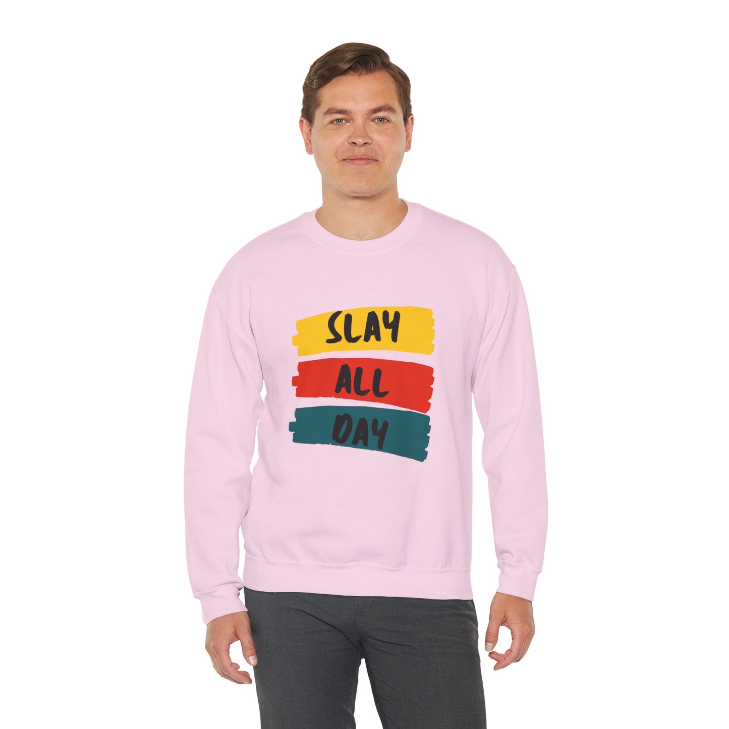 SLAY ALL DAY!  Unisex Heavy Blend™ Crewneck Sweatshirt