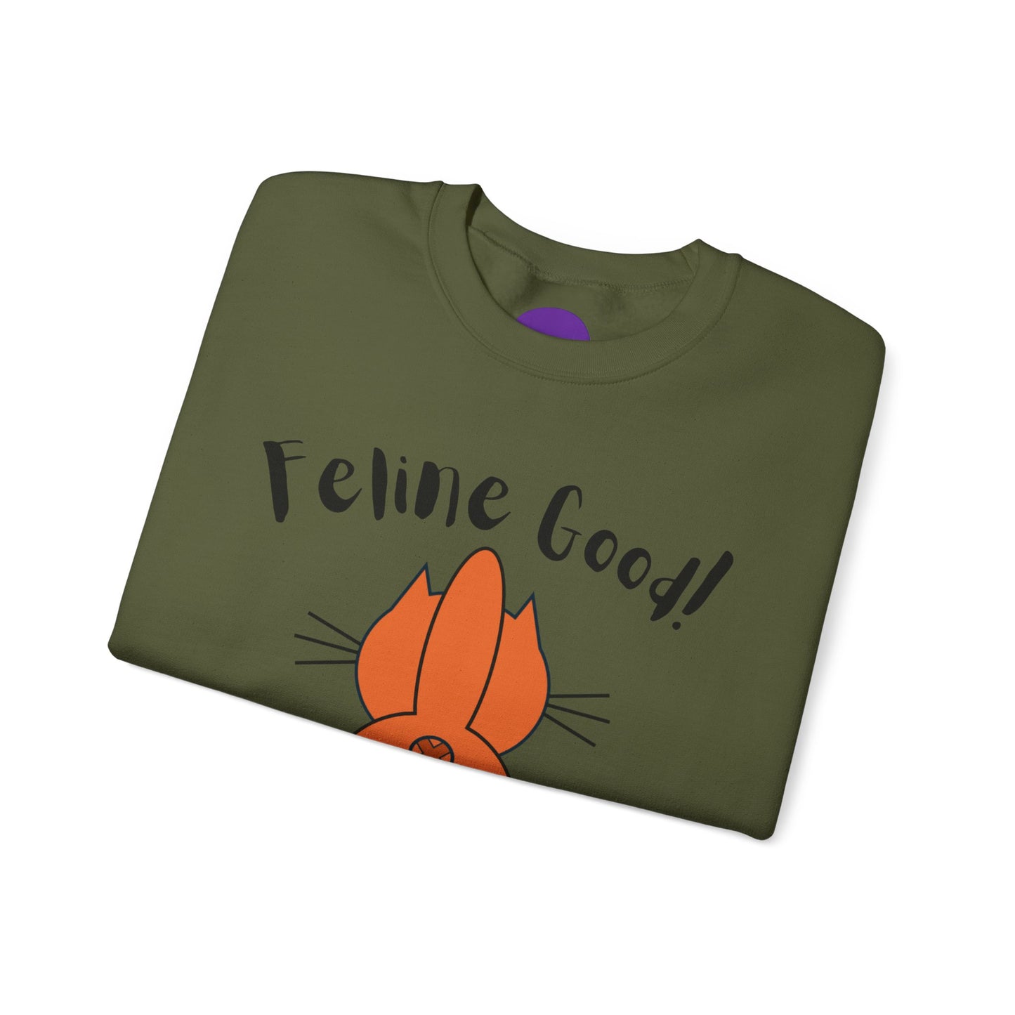 Feline Good:  Unisex Heavy Blend™ Crewneck Sweatshirt