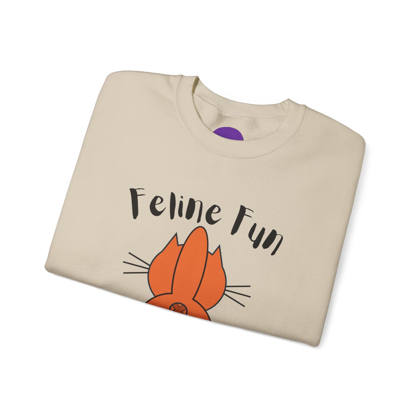 Feline Fun:  Unisex Heavy Blend™ Crewneck Sweatshirt