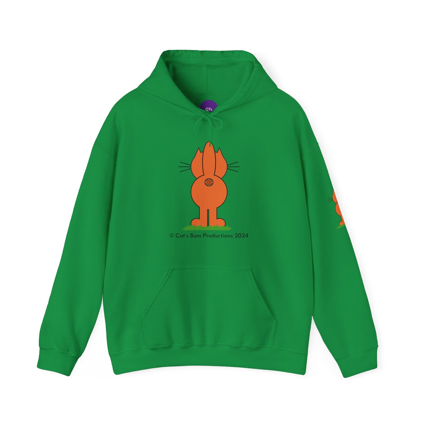 Ginger Cat's Bum: Unisex Heavy Blend™ Hooded Sweatshirt