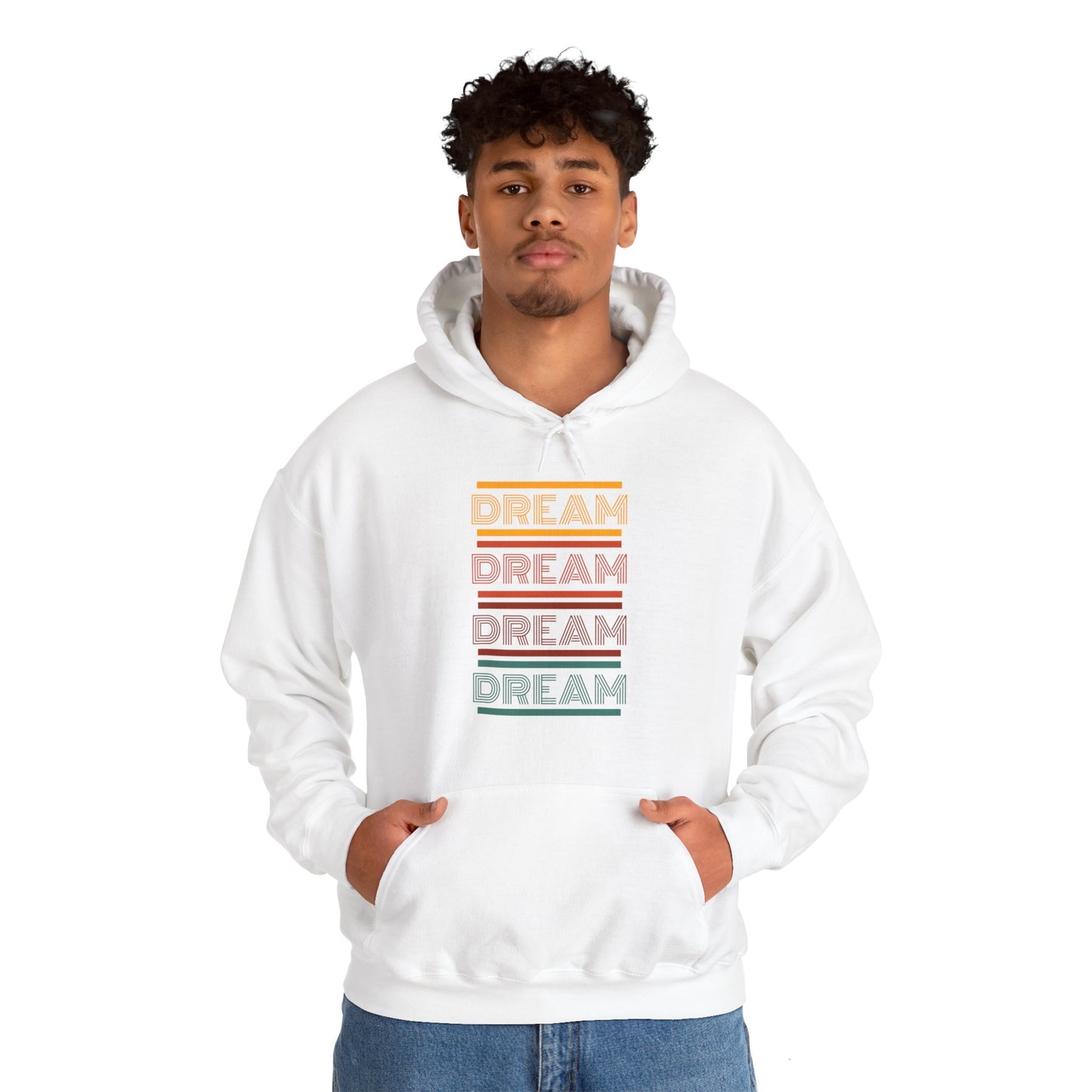 DREAM DREAM DREAM DREAM! Unisex Heavy Blend™ Hooded Sweatshirt