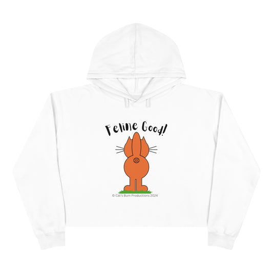 Feline Good!:  Crop Hoodie