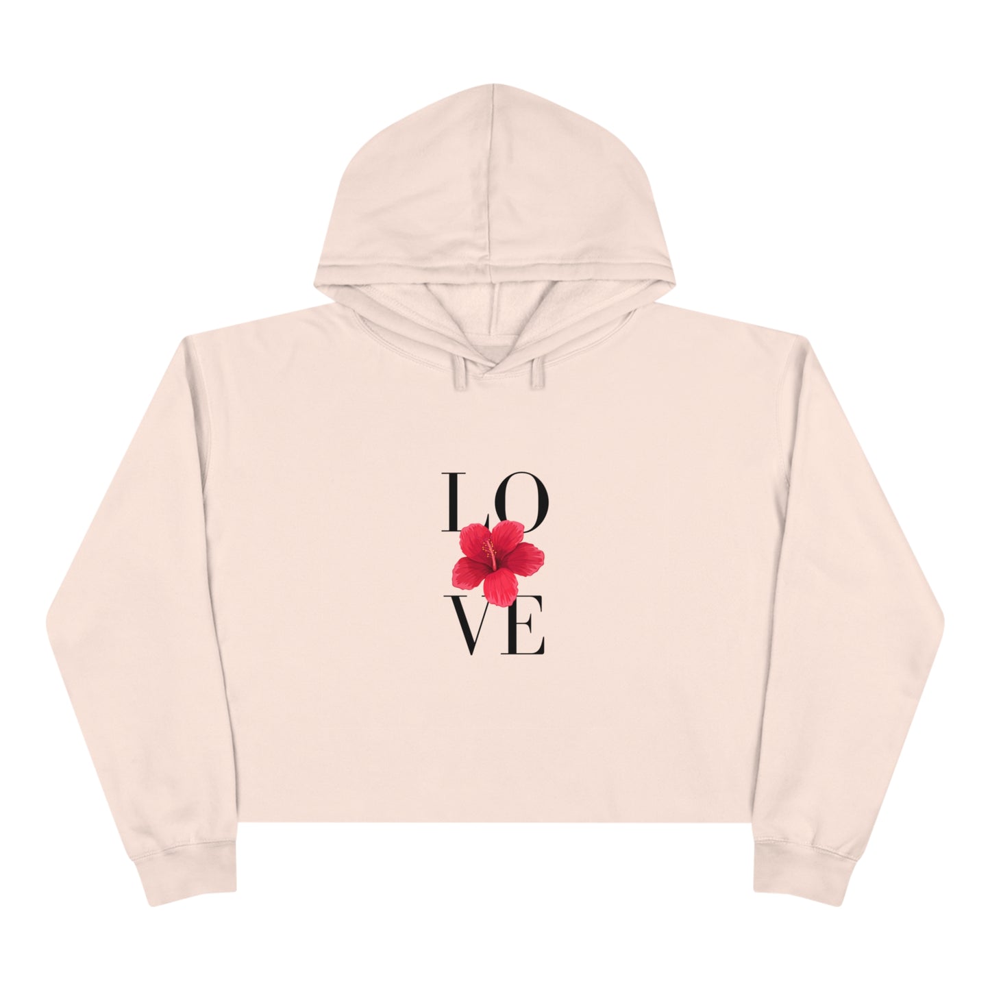 Sexy Crop Hoodie featuring our hottest LOVE design