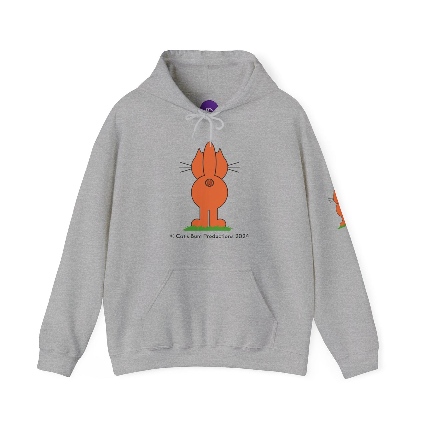 Ginger Cat's Bum: Unisex Heavy Blend™ Hooded Sweatshirt