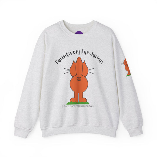 Pawsitively Fur-larious:  Unisex Heavy Blend™ Crewneck Sweatshirt